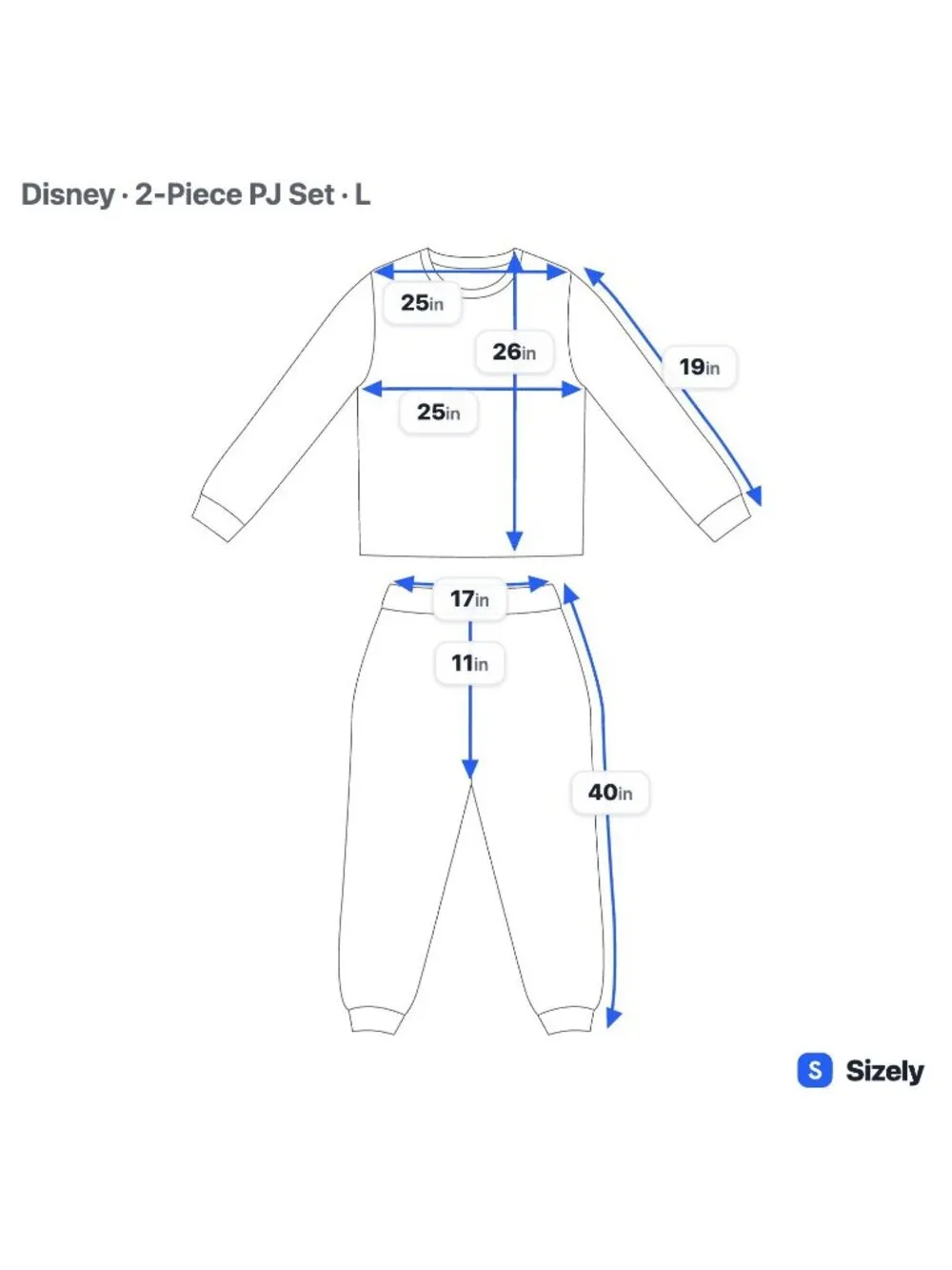 Disney Mickey Mouse Womens Pajama Set L 12-14 Gray Fleece Jogger Lounge NWT